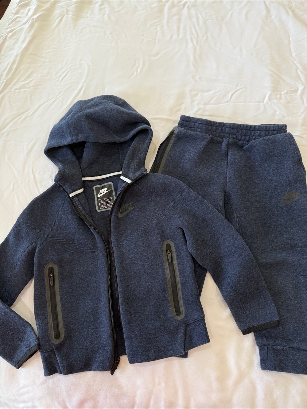 Nike Kids Dark Navy Fleece Hoodie & Joggers Set